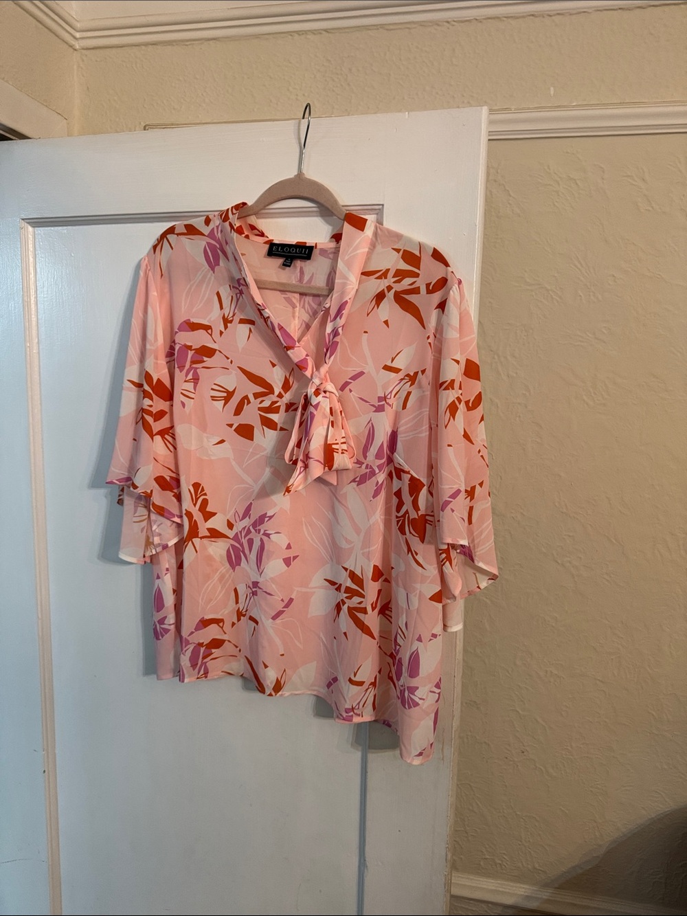 Eloquii Lightweight Kimono Blouse Size 16